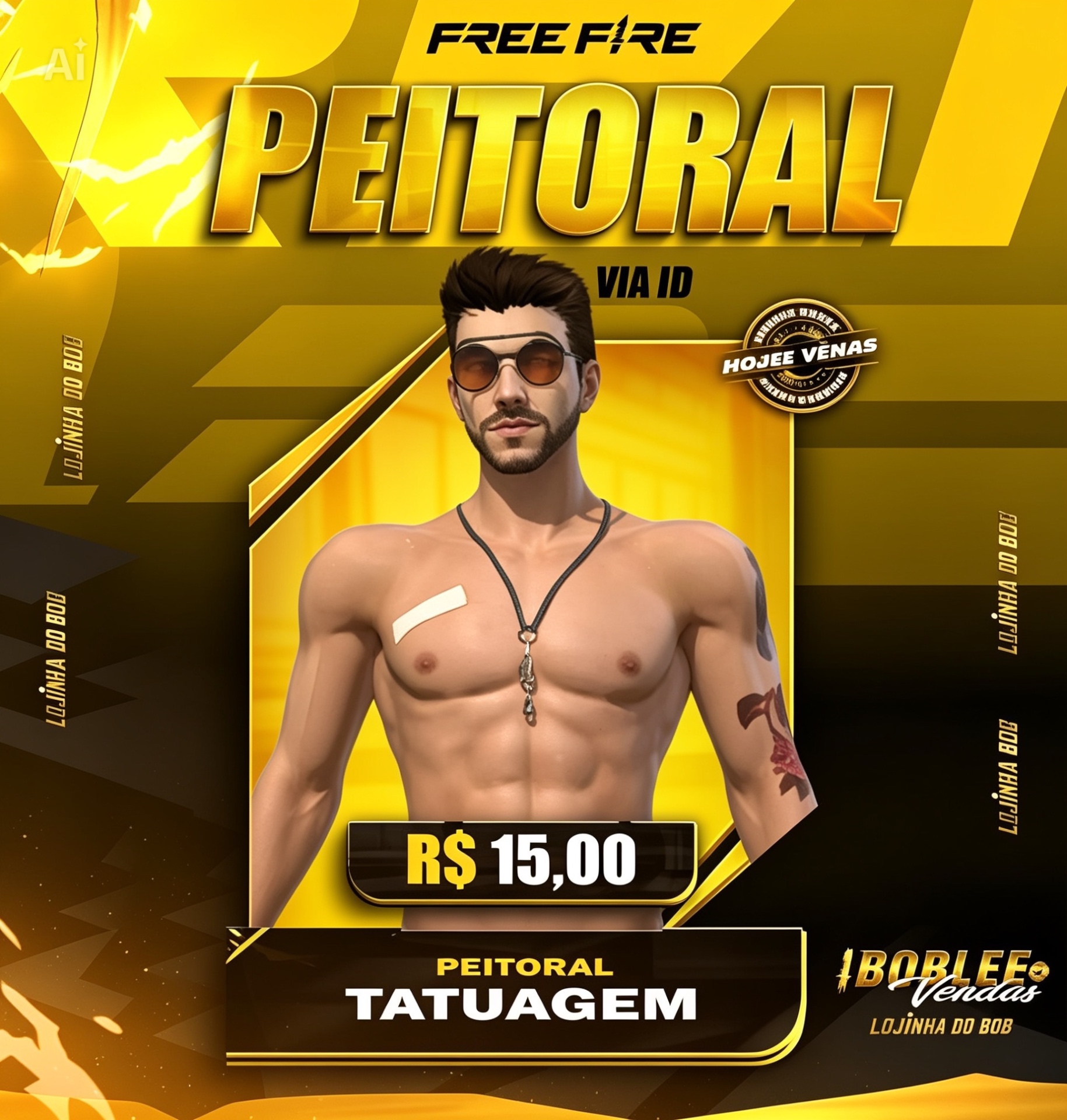 PEITORAL TATUAGEM